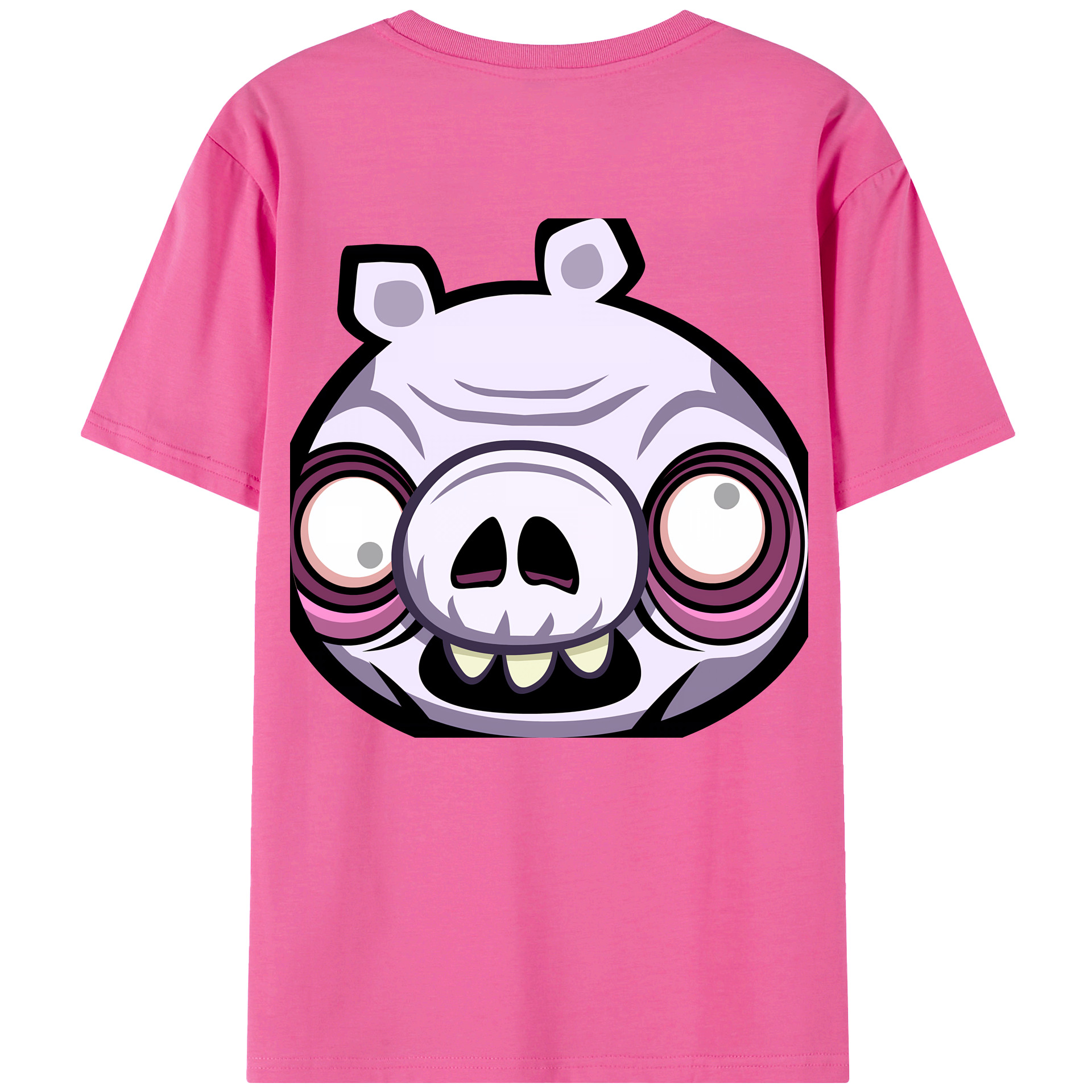 （画像用） Angry Birds アングリーバード レディース半袖Tシャツ(バックプリント)